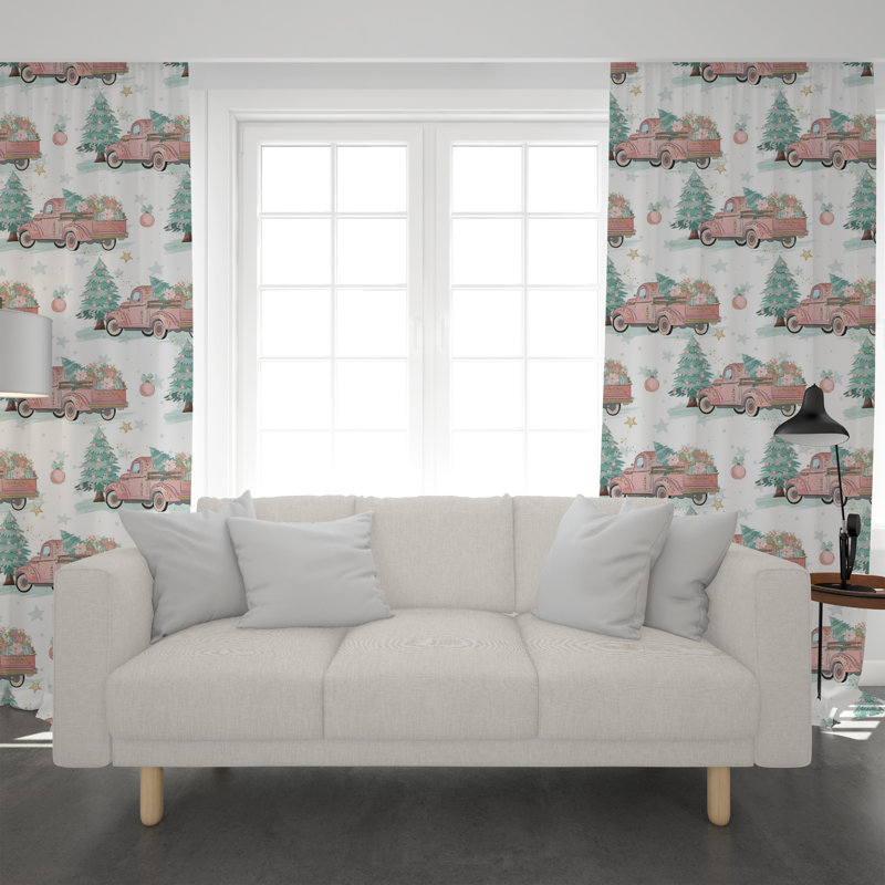 Paire de rideaux obscurcissant Dukinfield, L 20 po x H 52 po