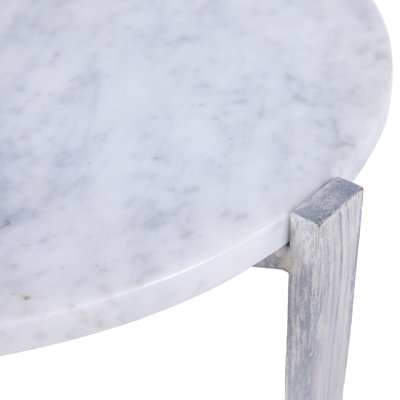 Manhattan Marble 3 Legs End Table