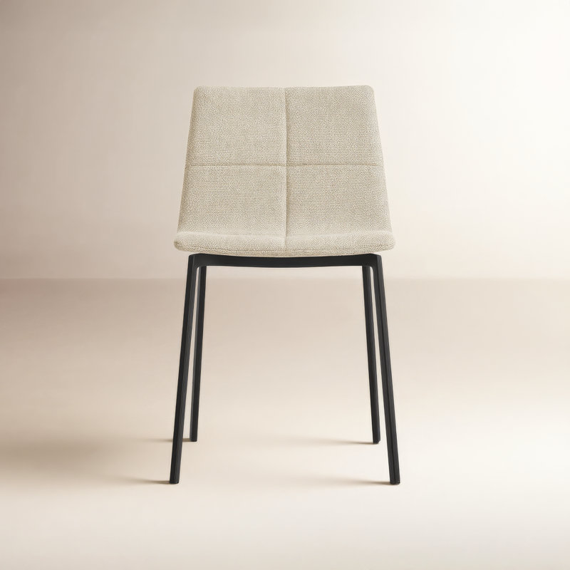 Between Us Upholstered Dining Chair, Tait Stone Textured Basketweave
