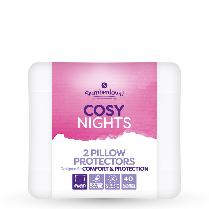 Cosy Nights Quilted Pillow Protector Machine Washable