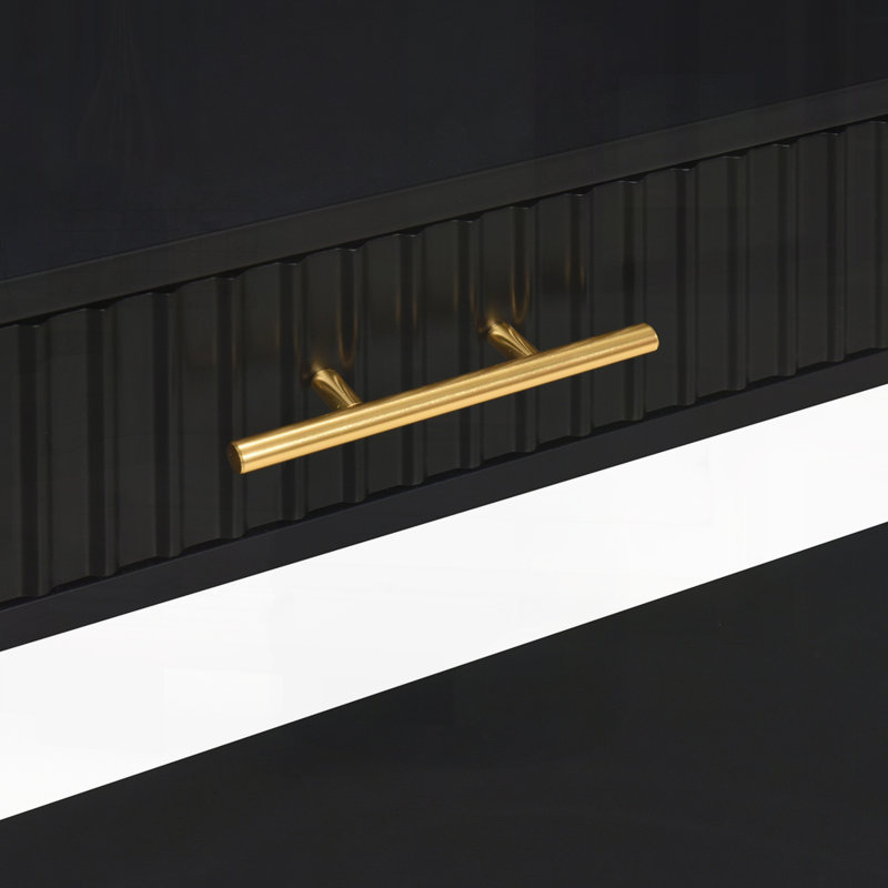 59.86" Console Table, Black