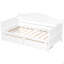 Lit de jour simple en bois avec 2 tiroirs, canapé-lit