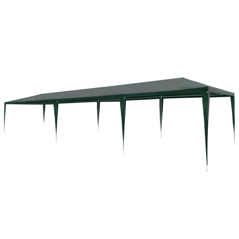 9m x 3m Steel Party Tent, Green