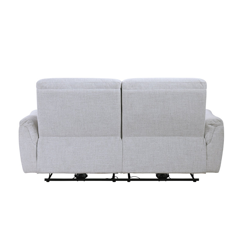 Canapé en chenille gris Easy Motion avec port USB Eastre