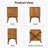 Mid-Century Modern 2-Drawer Nightstand With Tapered Legs-266565008