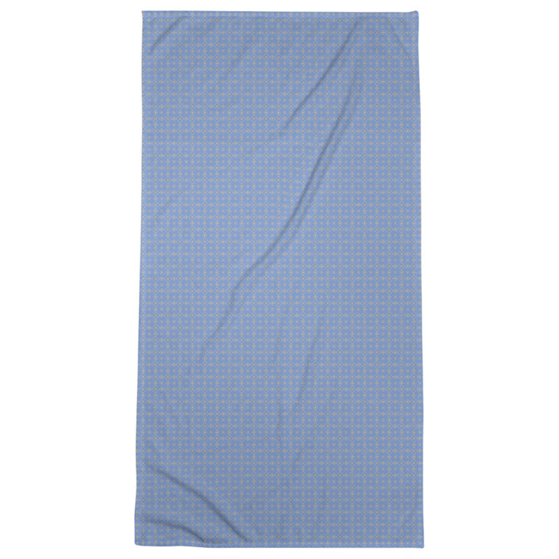 Katelyn Elizabeth Bath Towel, Blue/Orange