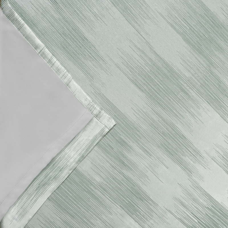 Mccleskey Blackout Curtain Single Panel, Aqua