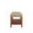 Charla Beige Fabric & Oak Finish Bench-1588544626-1588544631