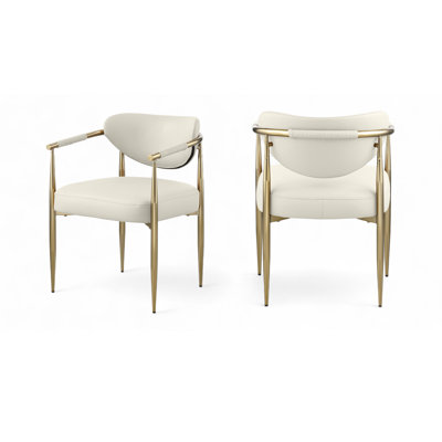 Virella Vegan Leather Upholstered Dining Chair