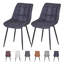 Carmi 46cm H Fabric Upholstered Metal Side Chair-450487107