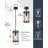 Sarmiento 1 - Light Matte Black/Wood Color Pendant