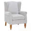 Ensemble de fauteuil et table basse avec pieds en bois robustes-1380888235