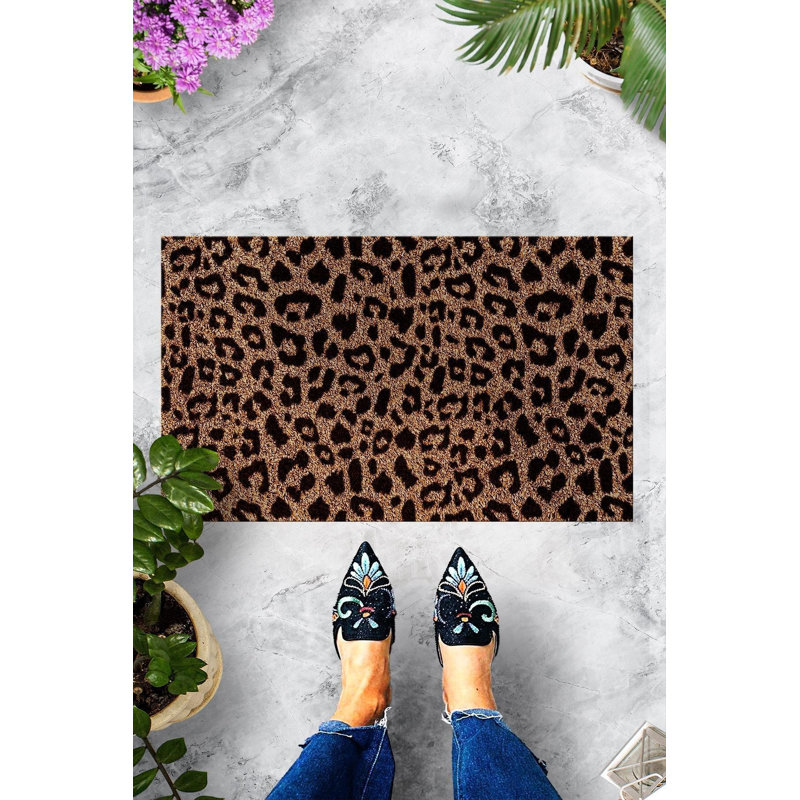 Paillasson durable en PVC antidérapant de 15,7 po x 23,6 po | Matériau 100% PVC, lavable à la machine à 86 ° F | Parfait pour l'intérieur et l'extérieur, facile à nettoyer, élégant et fonctionnel