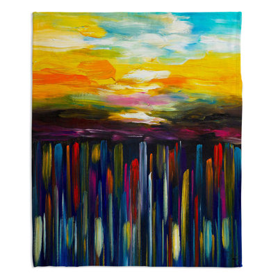 Couverture sherpa doux fields pour tulipes