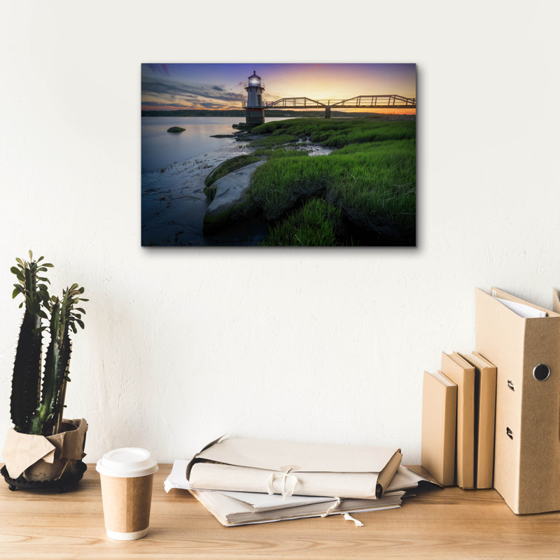Toile épique Graffiti «Doubler Point At Dusk» par Rick Berk, 18 po x 12 po, H 12 po x l 18 po