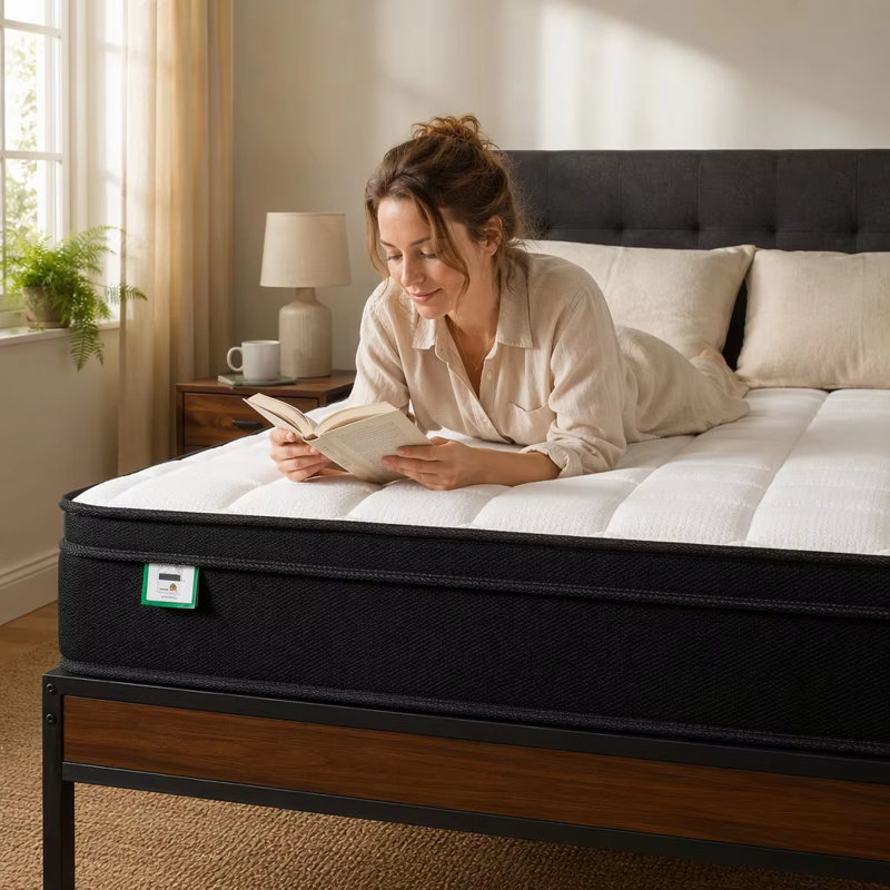 Ellum Memory Foam Spring Mattress, Single (3')