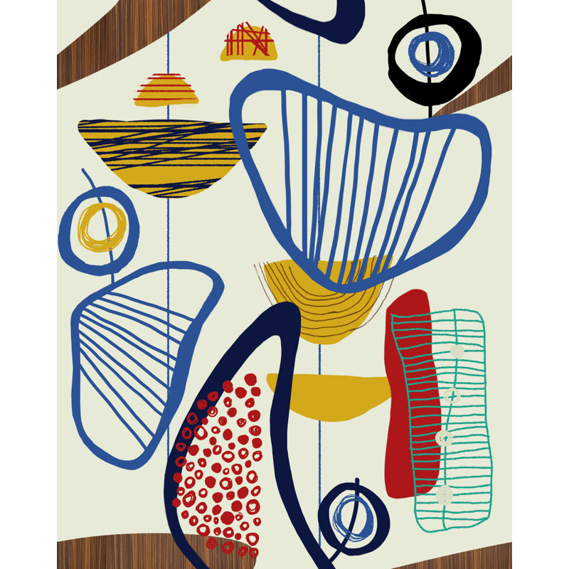 Revival (Mid Century Modern) Abstract Wallpaper Roll