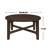 Round Wood Coffee Table