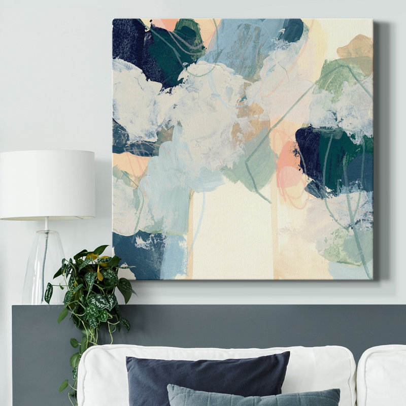 Toile tendue avec nuage I-Premium Gallery - prêt à accrocher, H 10 po x l 10 po x P 1 po