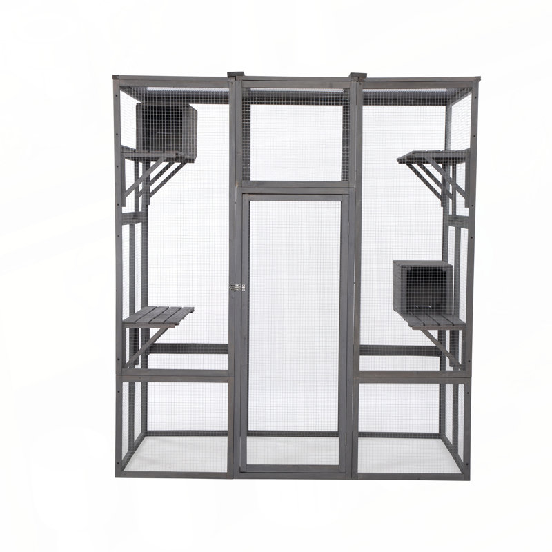 Extra Large Cat Cage - Gray