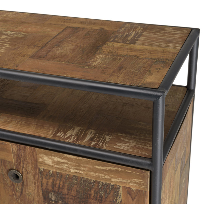 Derreck 135cm Solid Wood Sideboard