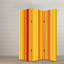Paravent en toile de bois multicolore Pays-Bas 48 x 72