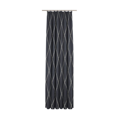 Beeman Pencil Pleat Opaque Single Curtain