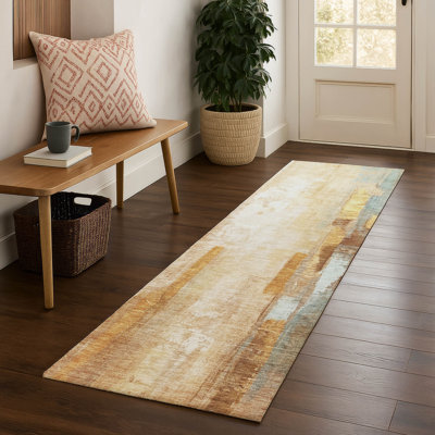 Tapis abstrait lavable à la machine de qualité supérieure Mayfield AMF2020