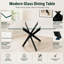 with Glass Base Dining Table-1415236078