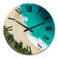 Vue aérienne de la plage tropicale VI - horloge murale nautique et côtière-396676710