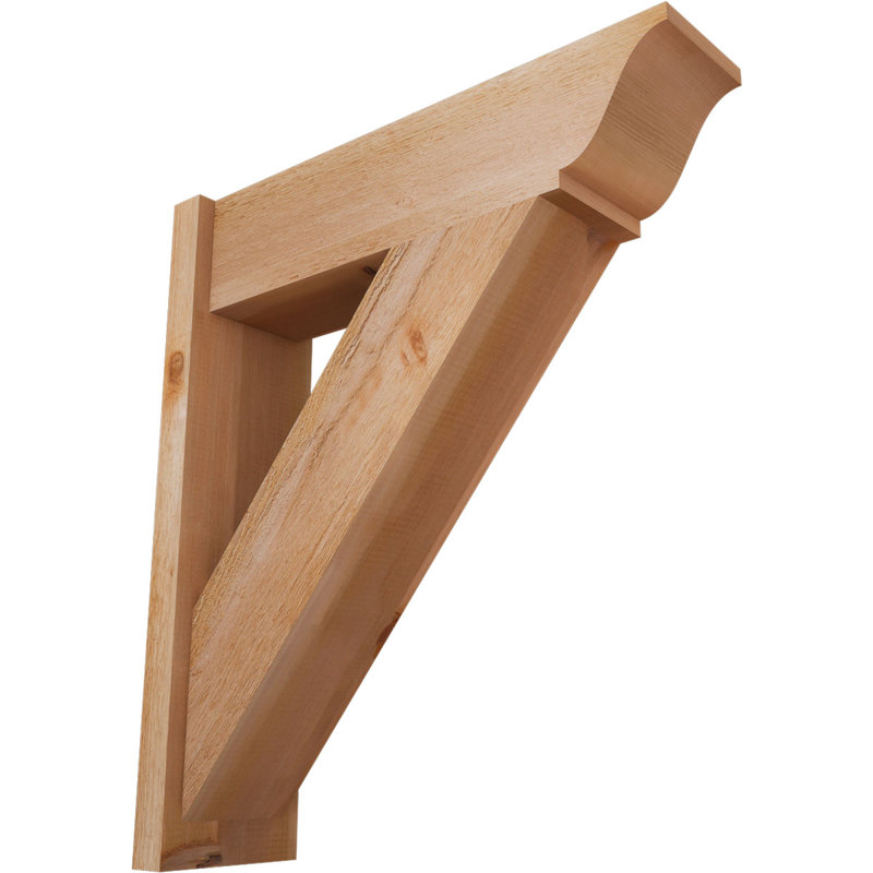 Persienne traditionnelle en bois rustique, P 28 po x H 32 po, Cèdre rouge de l'Ouest de 8 po (sciage brut)