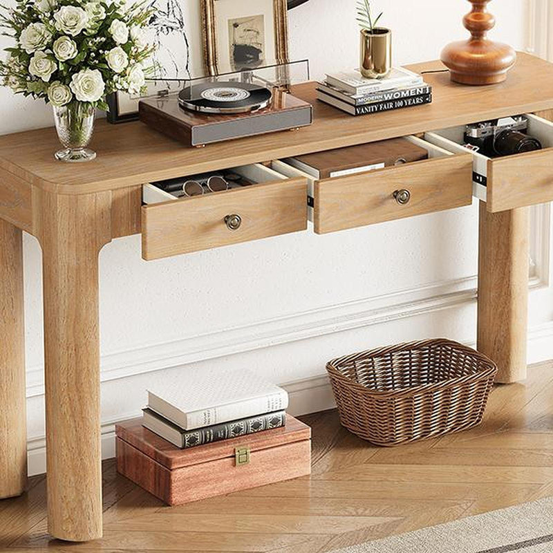 Console Trexm Rustic, Chêne clair