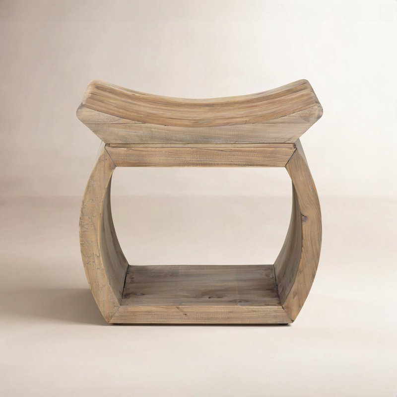 Tabouret d'appoint Lera, H 17 po x l 18 po x P 14 po