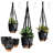 Plant Hangers with Pots and Saucers-2058980083
