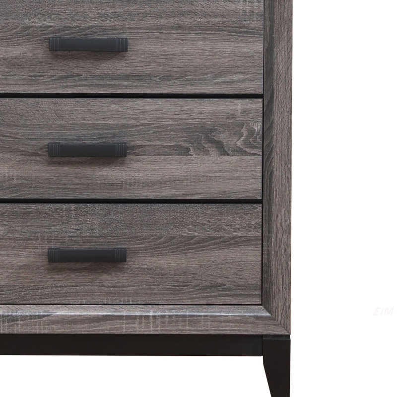 COFFRE MIRAGE, Noir/gris