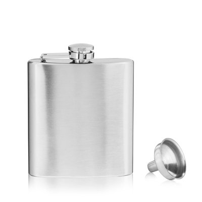 Fiole en acier inoxydable 6 oz Trueflask