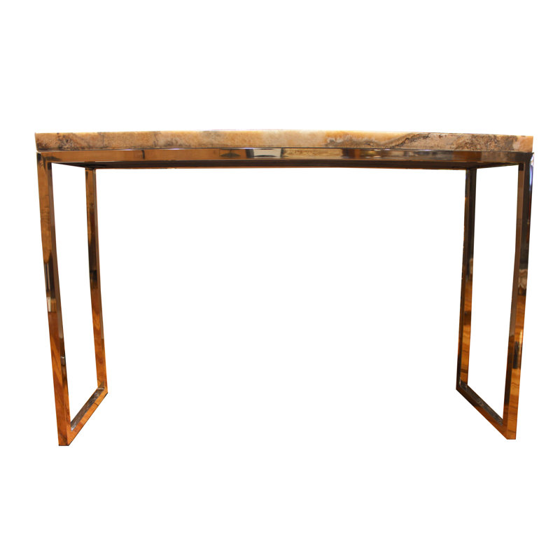Harlee 48'' Stone Top Console Table