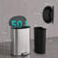 HOMCOM 50L Kitchen Pedal Bin Rubbish Bin with Soft-Close Lid, Black-138221930