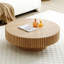 Table basse ronde en bois 35,43 po-1868342330