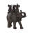 Teeken Polystone Elephant Decorative Brown Sculpture