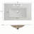 36" Bathroom Vanity with Ceramic Sink-280073696
