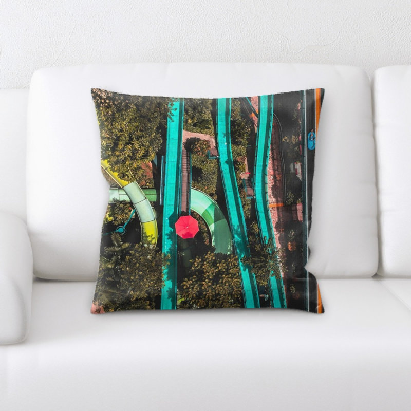 Microsuede Reversible Throw Pillow