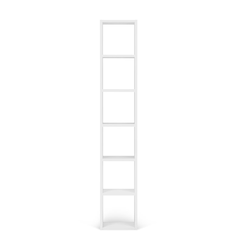 Araeya Shelving Unit Starter, Pure White, 88" H x 16" W x 13" D