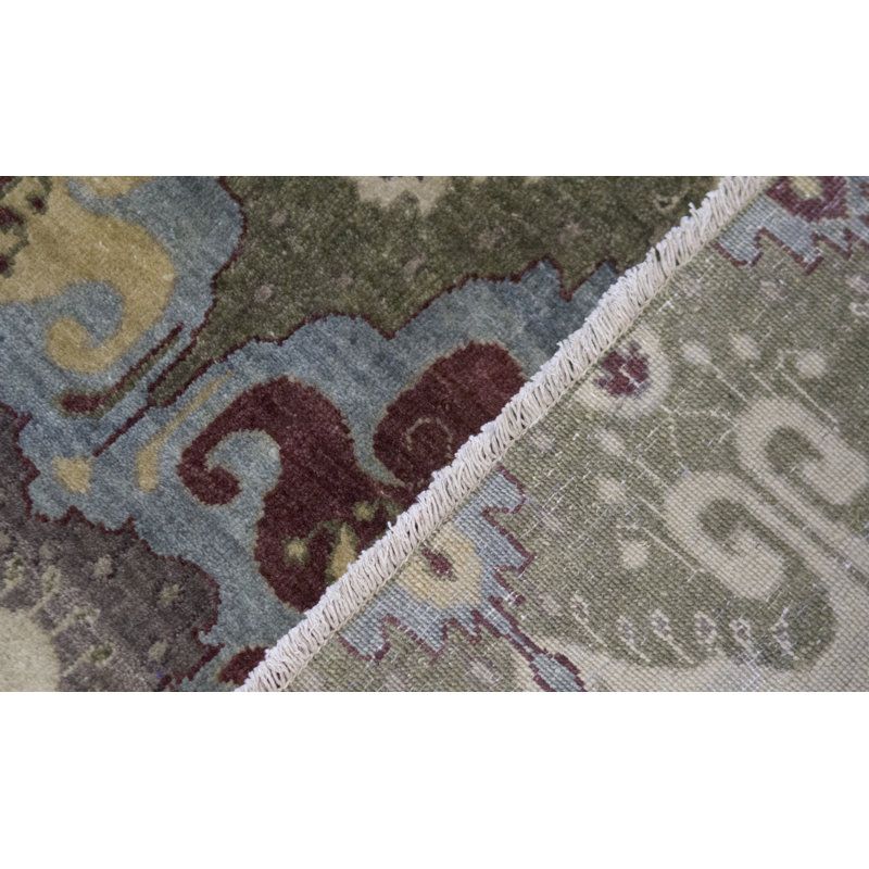 Cotton Ikat Area Rug