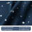 Blackout Star Curtains for Kids Room Boys Girls Twinkle Stars Thermal Insulated Cute Thick Soft Curtain Drapes, Grommet Top, 1 Panel-1470332483-1470332485
