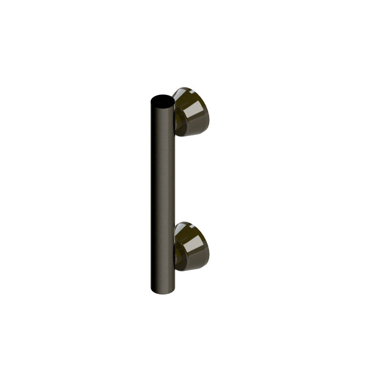 INVISIA Linear Grab Bar, Designer Luxury Grab Bar (500 lb. Capacity), Oil Rubbed Bronze, 12" W