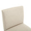 Ensemble de deux chaises pivotantes 360 degrés rembourrées et rembourrées avec rangement pour diverses utilisations