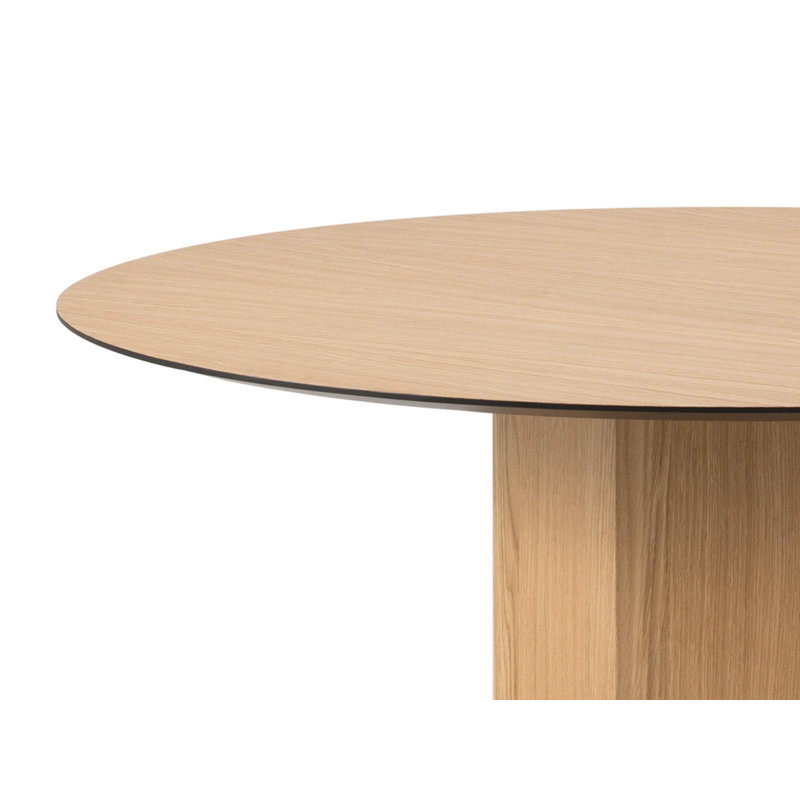 Chrissean Pedestal Coffee Table, Natural