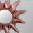 Mayan Sunburst Matte Round Mini Mirrors 9.5"-1735059997