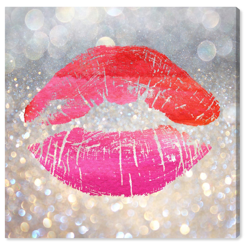 Marilyn's Kiss - Impression sur toile, Toile tendue, H 20 po x l 20 po